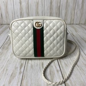 GUCCI QUILTED TRAPUNTATA CROSSBODY